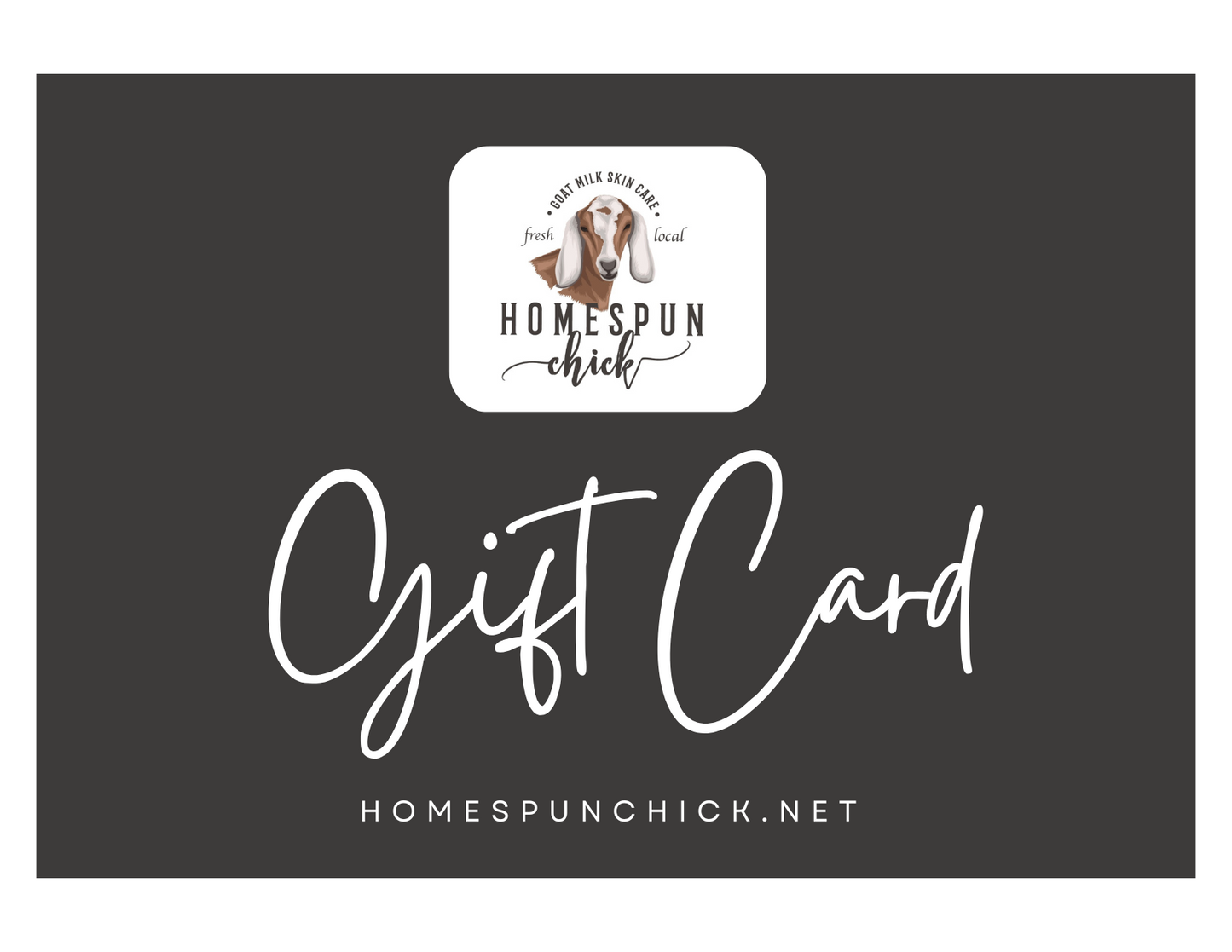 HomeSpun Chick Gift Card
