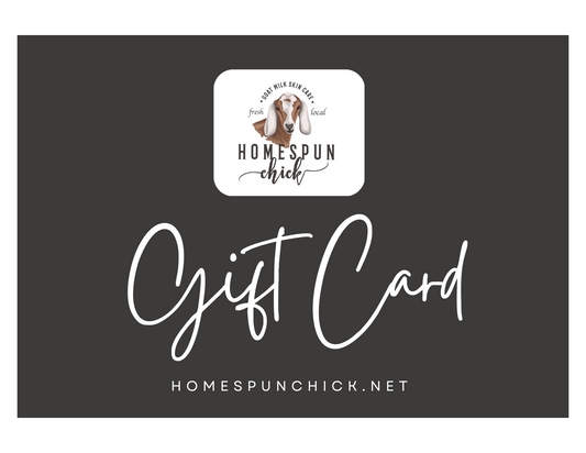 HomeSpun Chick Gift Card