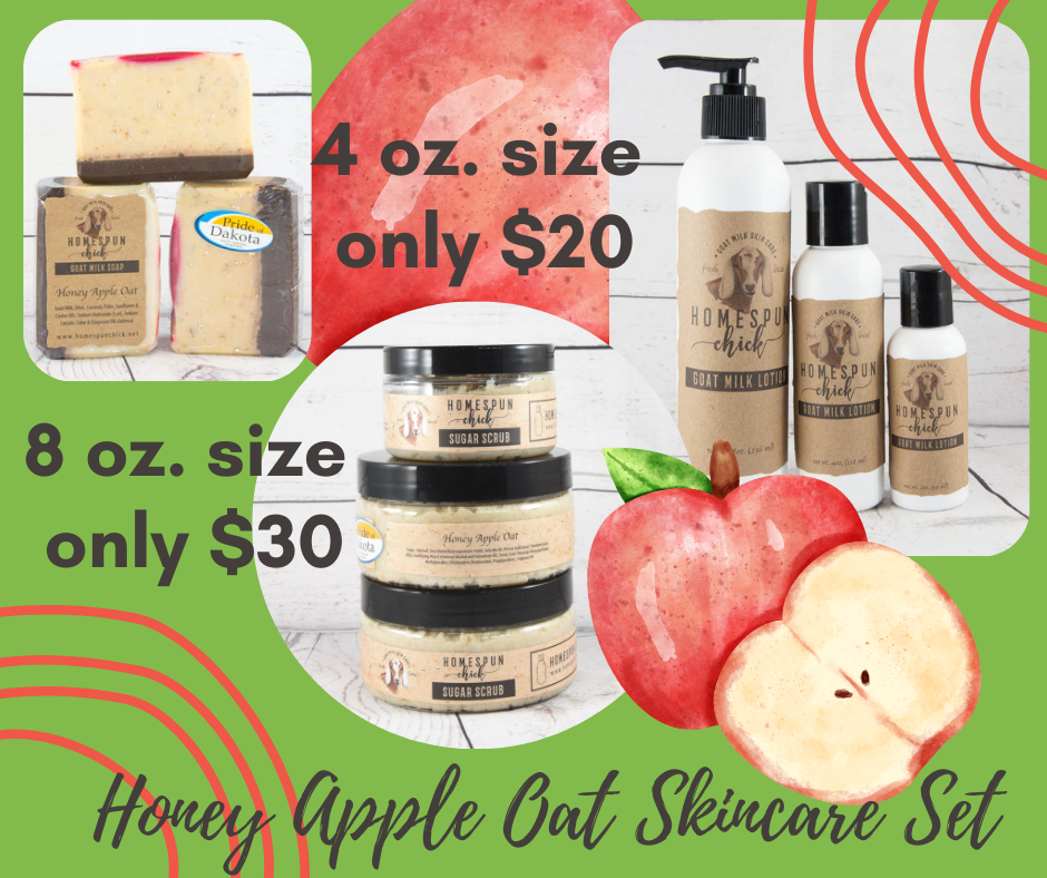 Honey Apple Oat Sugar Scrub