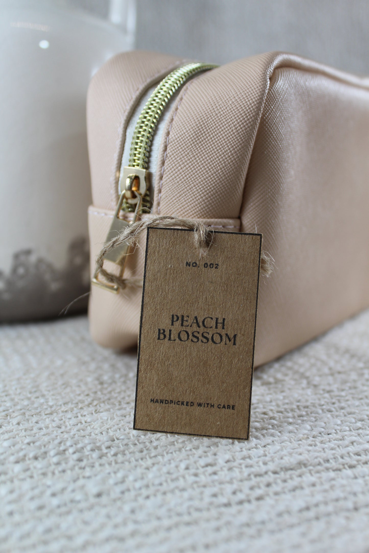 Peach Blossom Cosmetic Case- (Case Only)