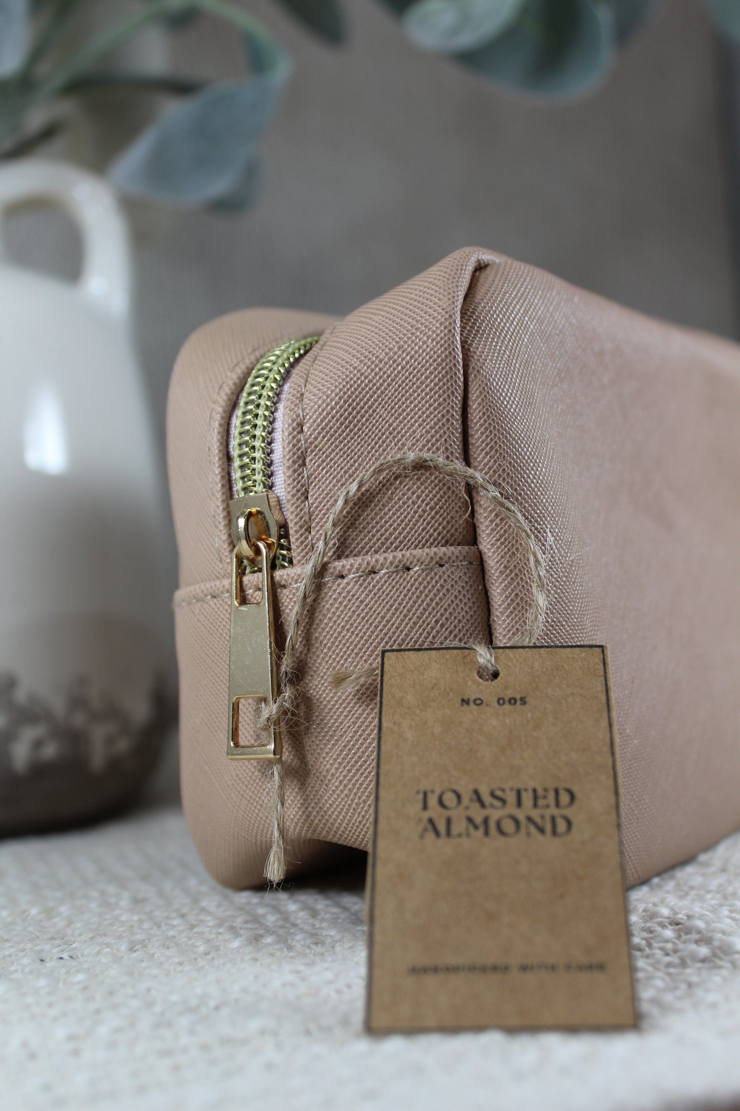 Toasted Almond Cosmetic Case- (Case Only)