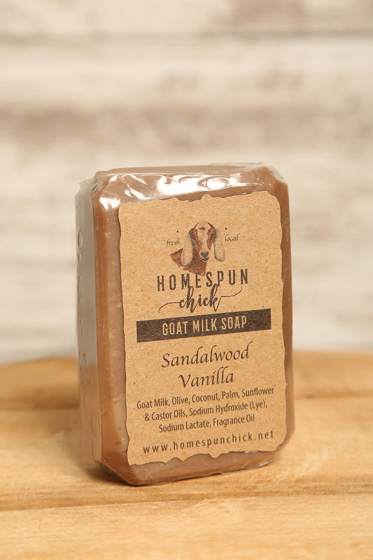 Sandalwood Vanilla Goat Milk Soap