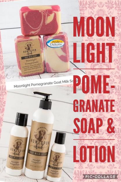 Moonlight Pomegranate Goat Milk Soap