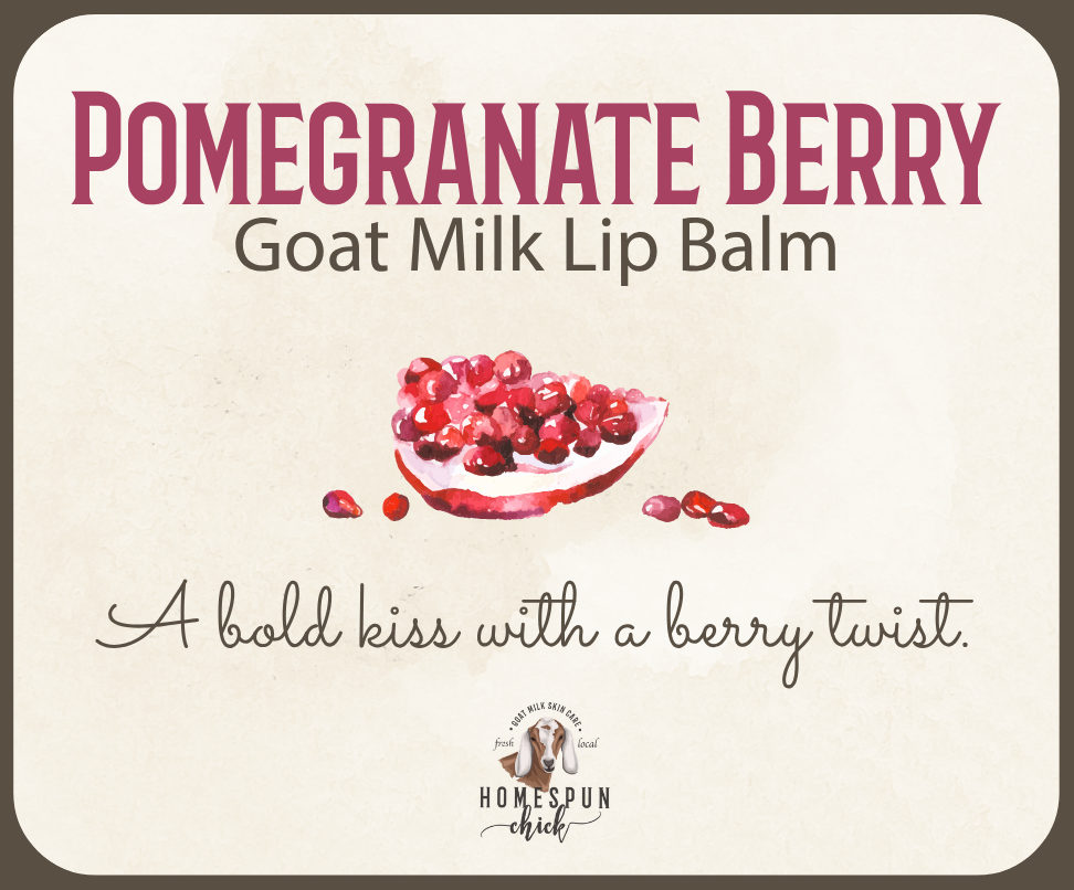 Pomegranate Berry Goat Milk Lip Balm