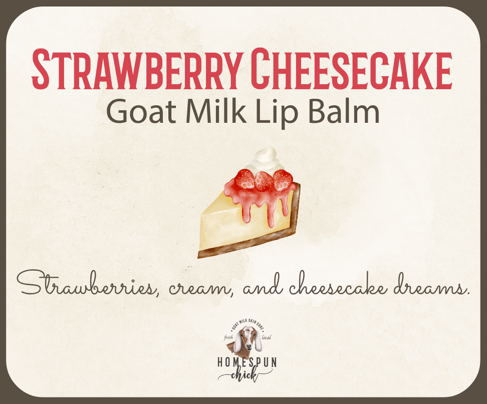 Strawberry Cheesecake Goat Milk Lip Balm