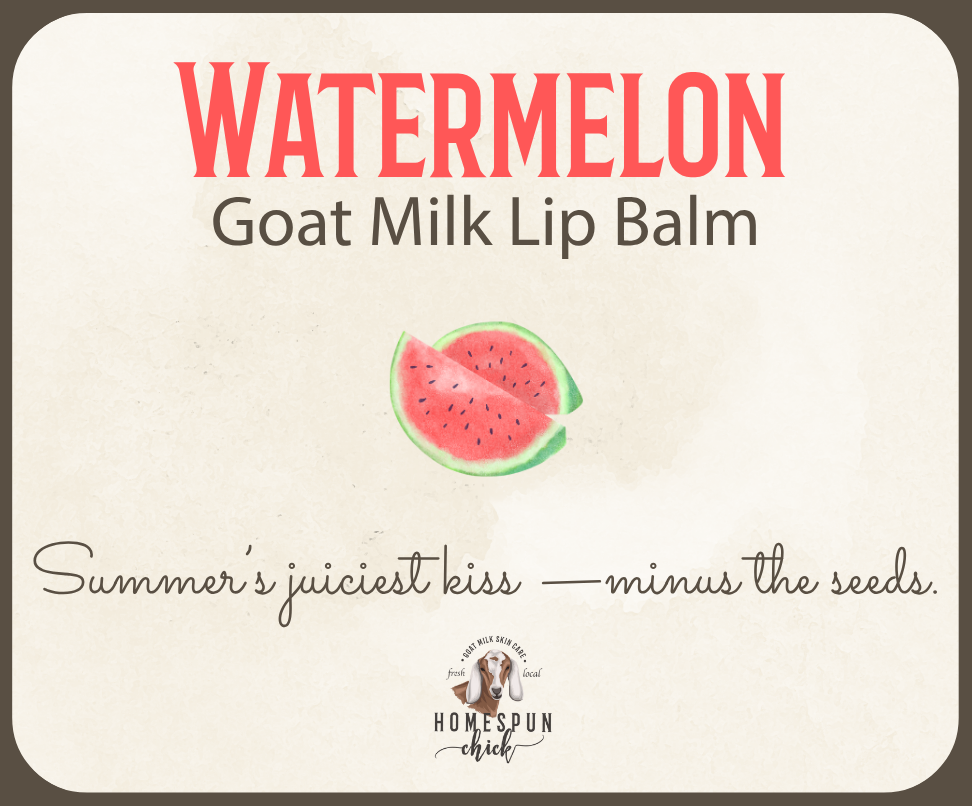 Watermelon Goat Milk Lip Balm