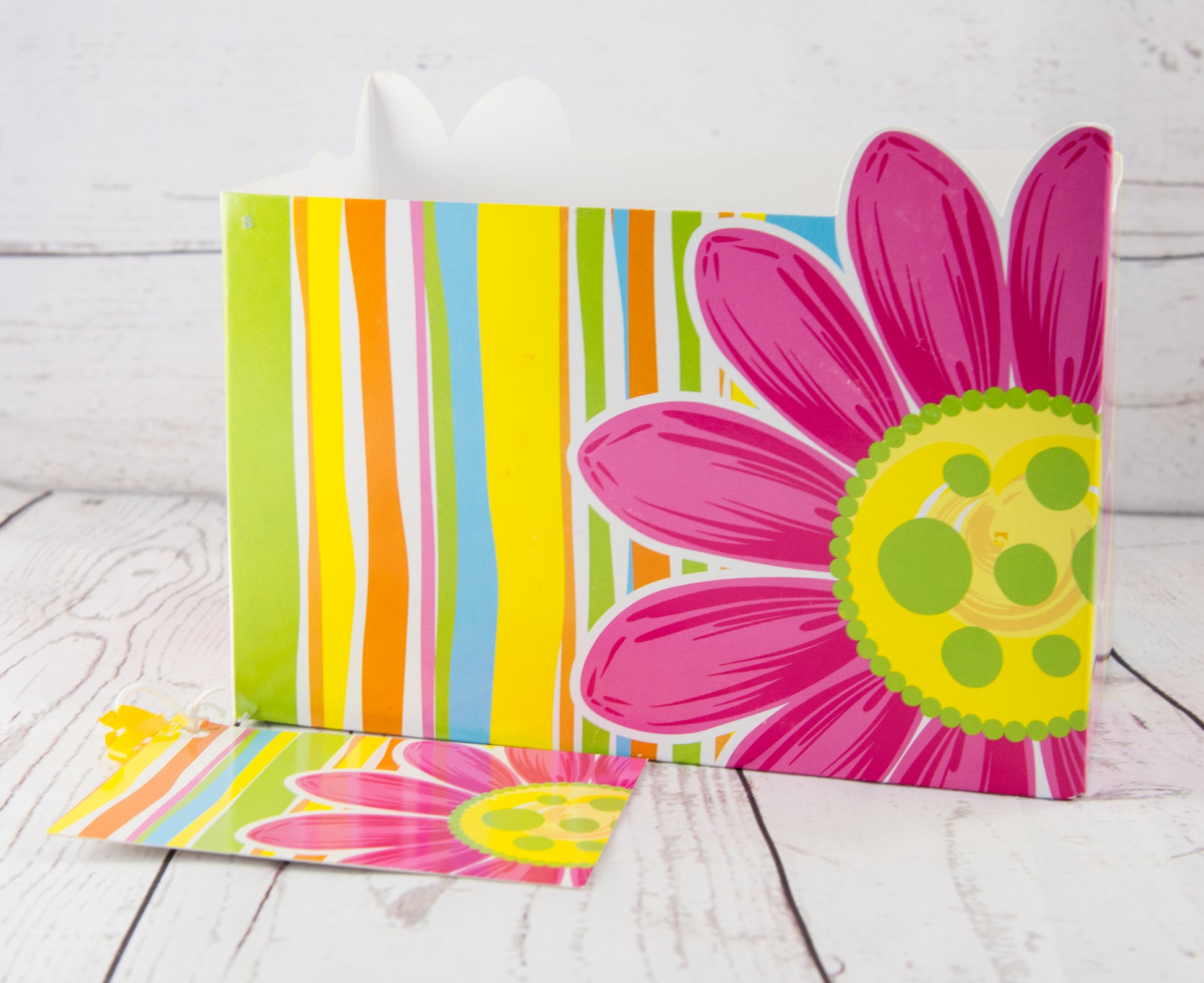 Pink Daisy Gift Box Set - Box and Gift Card