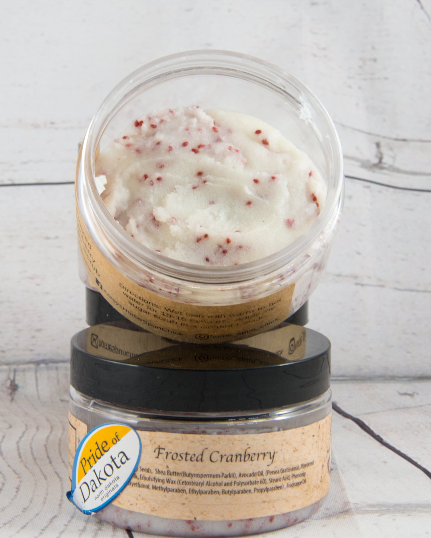 Frosted Cranberry Sugar Scrub