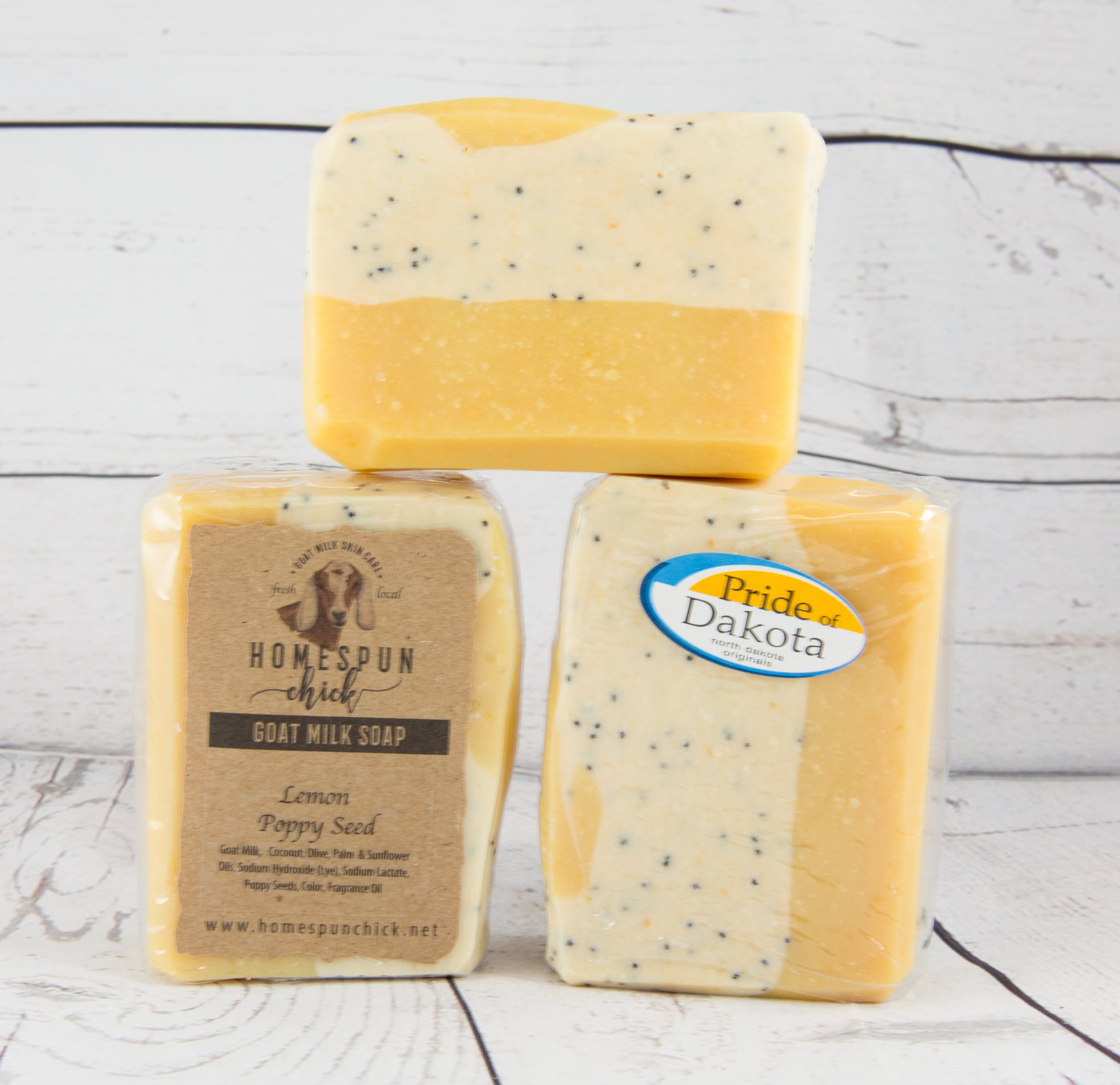 Lemon Poppy Seed Goat Milk Soap