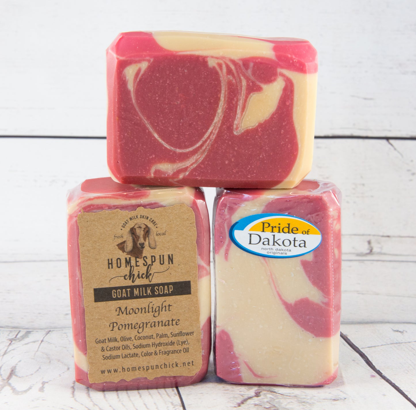 Moonlight Pomegranate Goat Milk Soap