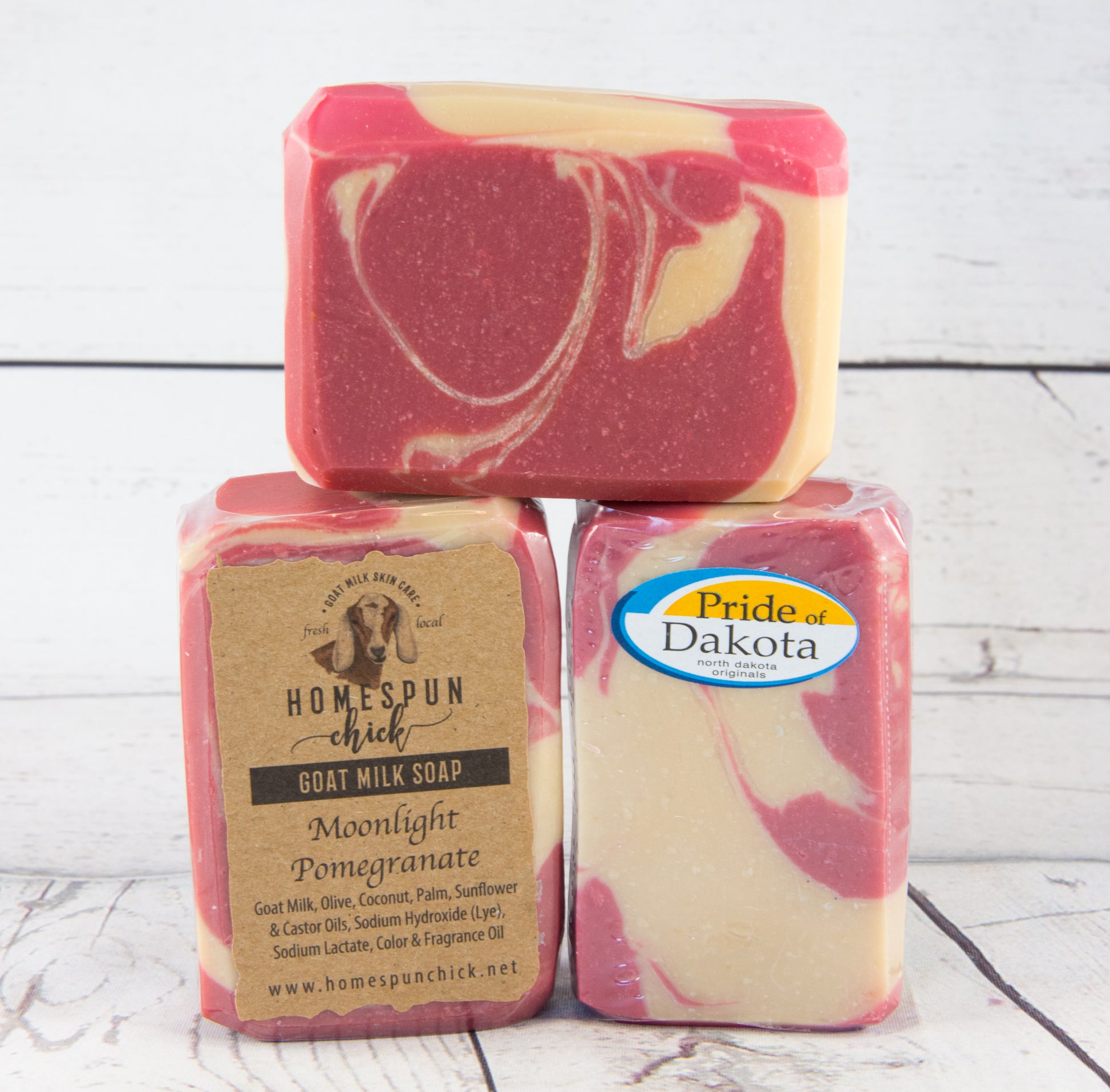 Moonlight Pomegranate Goat Milk Soap