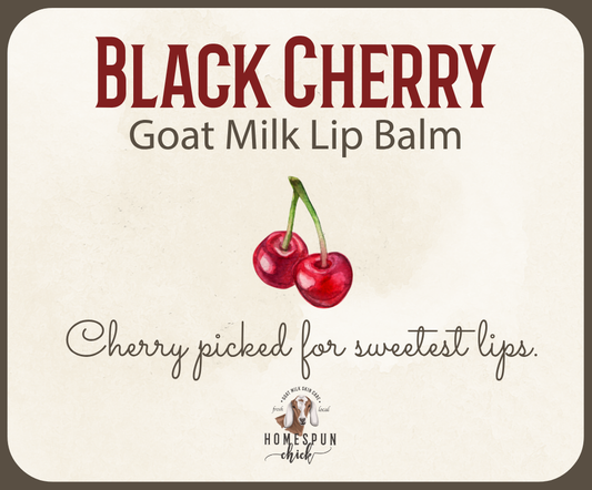 Black Cherry Goat Milk Lip Balm