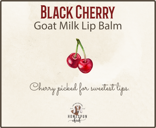Black Cherry Goat Milk Lip Balm