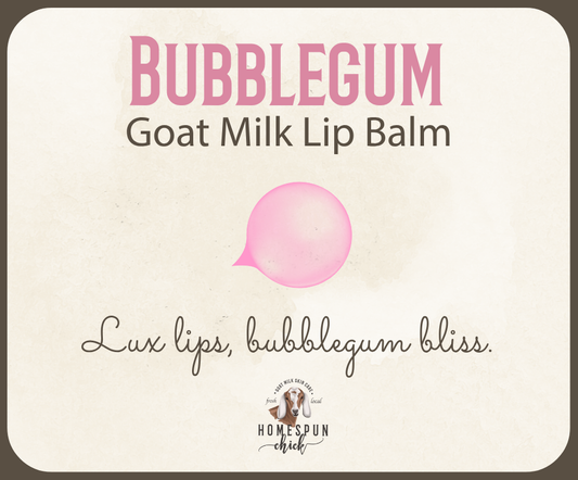 Bubblegum Goat Milk Lip Balm