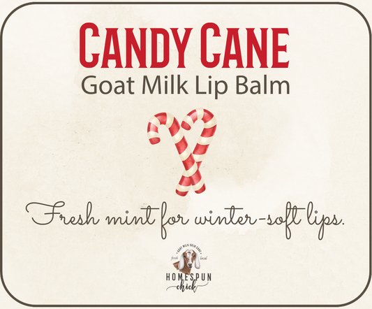 Candy Cane Goat Milk Lip Balm