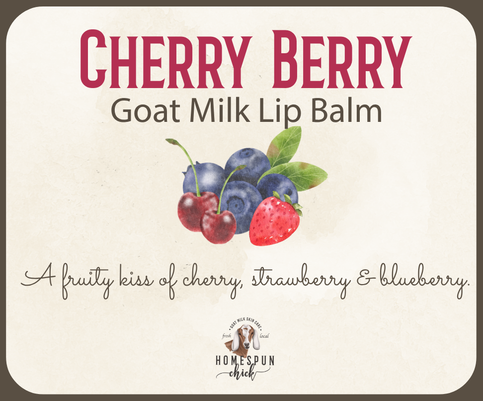 Cherry Berry Goat Milk Lip Balm