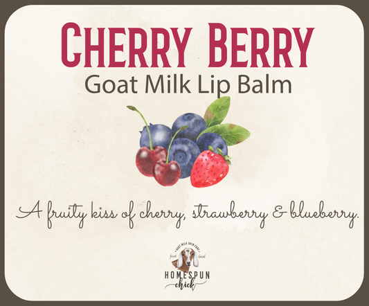 Cherry Berry Goat Milk Lip Balm