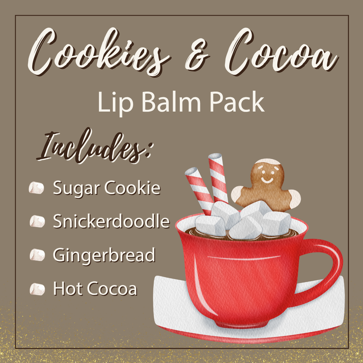 Cookies & Cocoa Lip Balm Collection - 4-Pack
