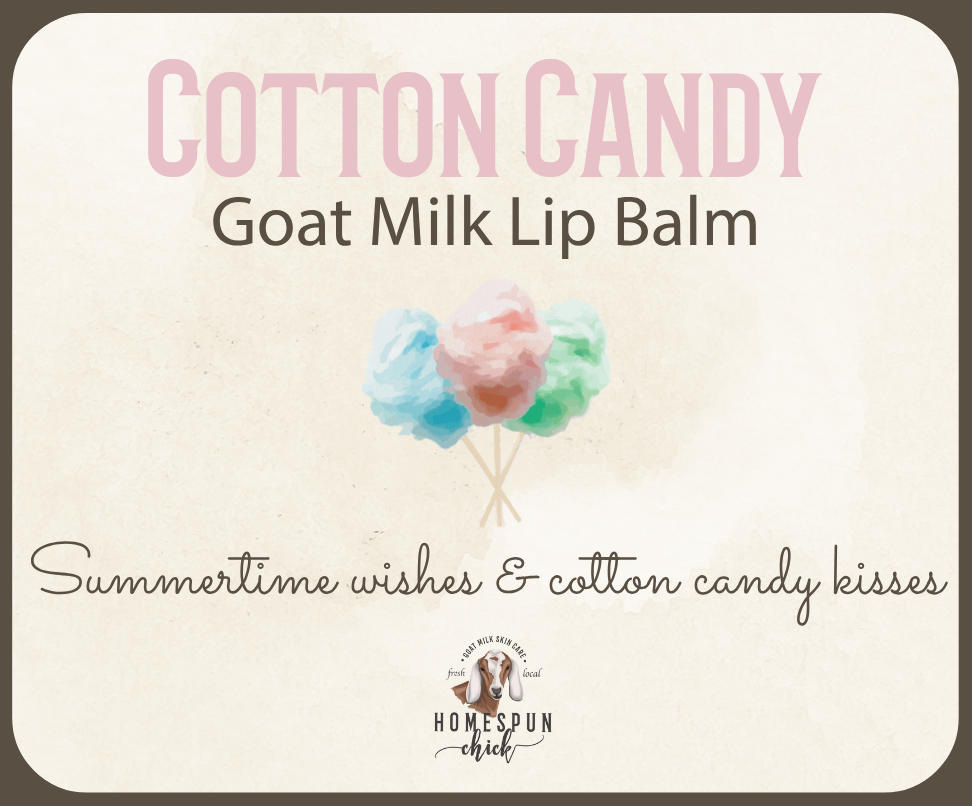 Cotton Candy Goat Milk Lip Balm