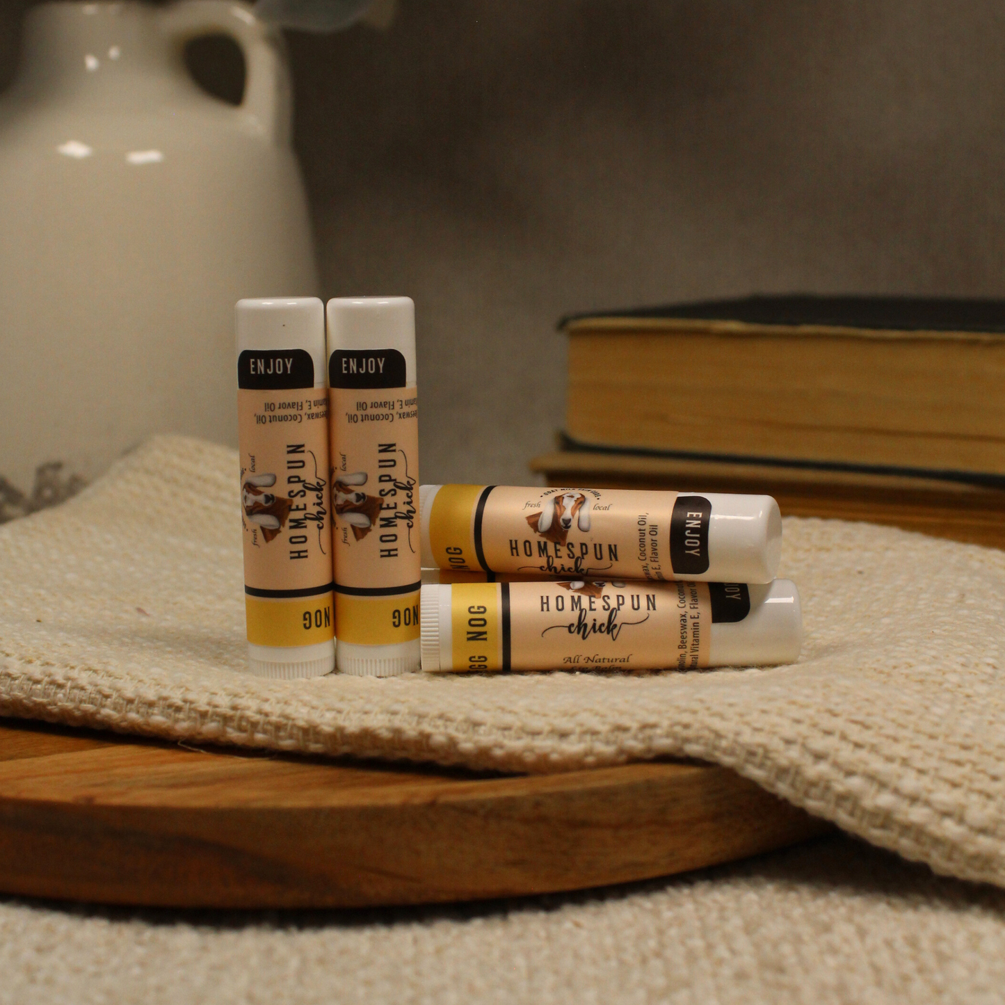 Egg Nog Goat Milk Lip Balm