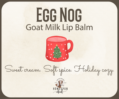 Egg Nog Goat Milk Lip Balm