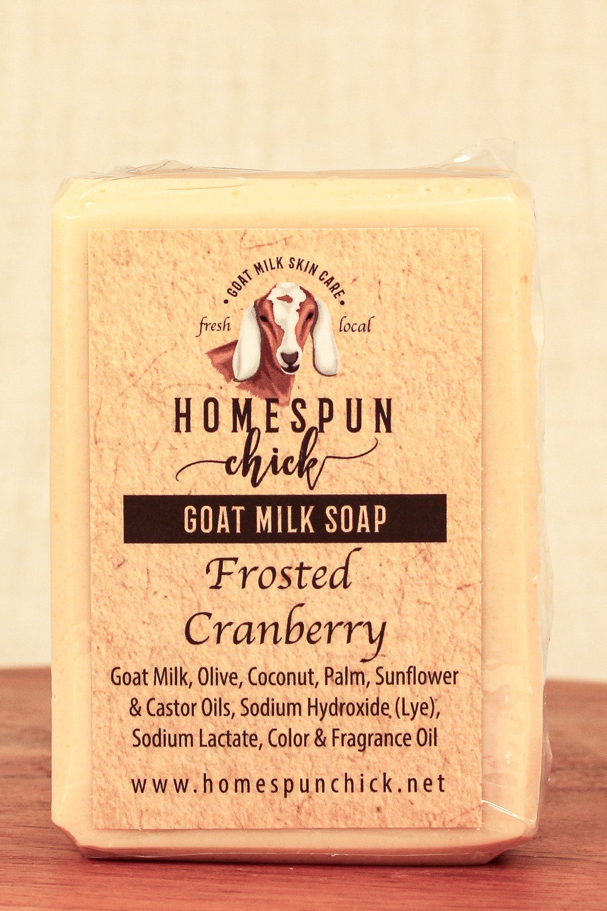 Frosted Cranberry Goat Milk Soap