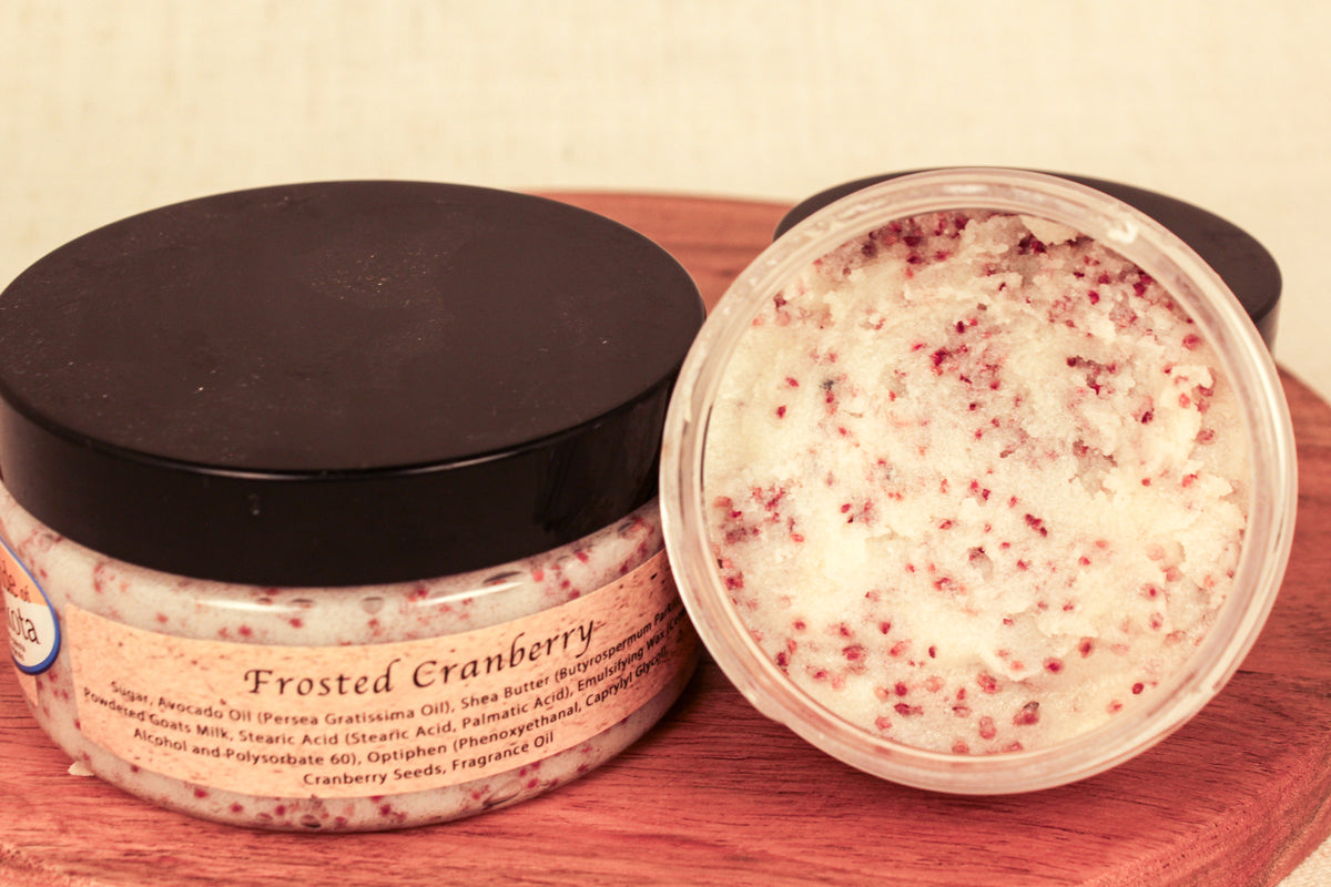 Frosted Cranberry Sugar Scrub