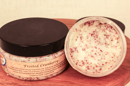 Frosted Cranberry Sugar Scrub