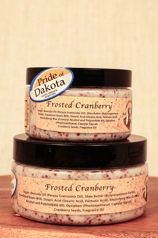 Frosted Cranberry Sugar Scrub