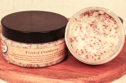 Frosted Cranberry Sugar Scrub