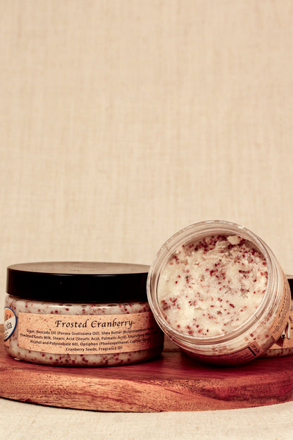 Frosted Cranberry Sugar Scrub