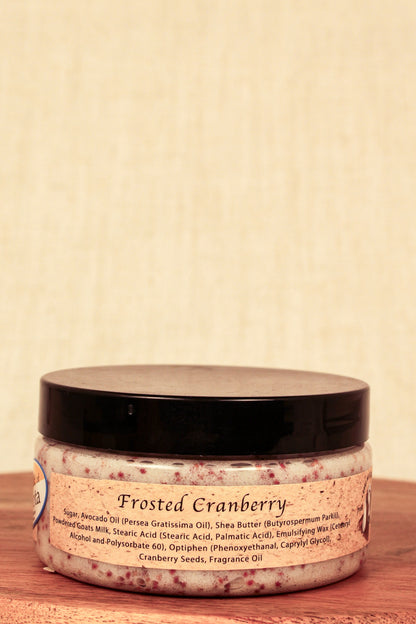 Frosted Cranberry Sugar Scrub