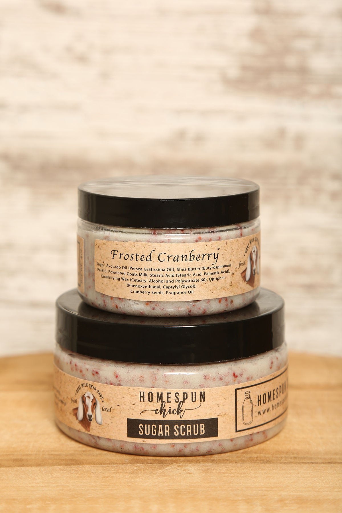 Frosted Cranberry Goat Milk Skincare Trio Gift Set