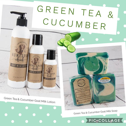 Green Tea & Cucumber Goat Milk Soap