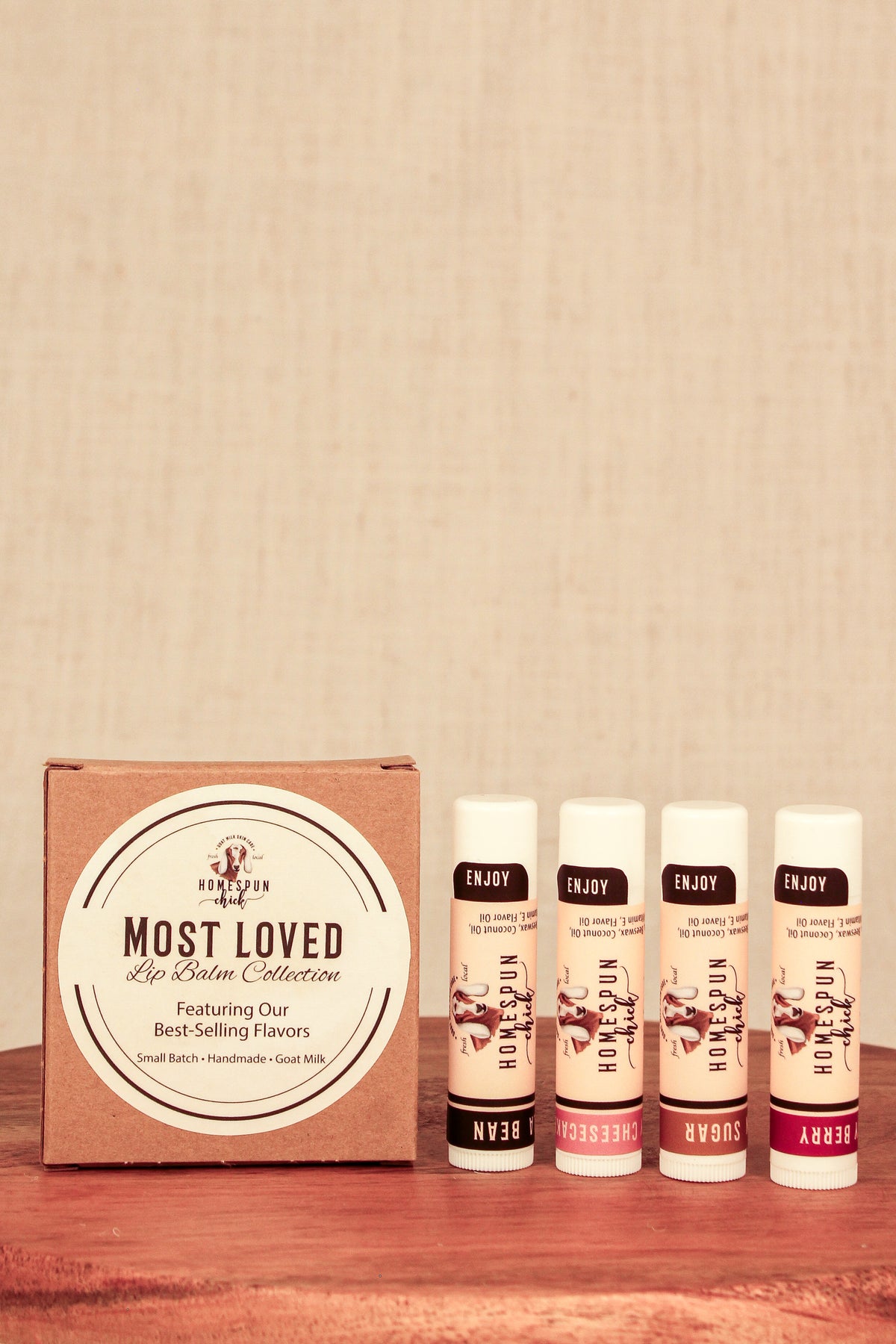 Most Loved Goat Milk Lip Balm 4-Pack