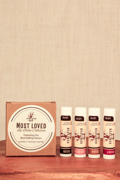 Most Loved Goat Milk Lip Balm 4-Pack