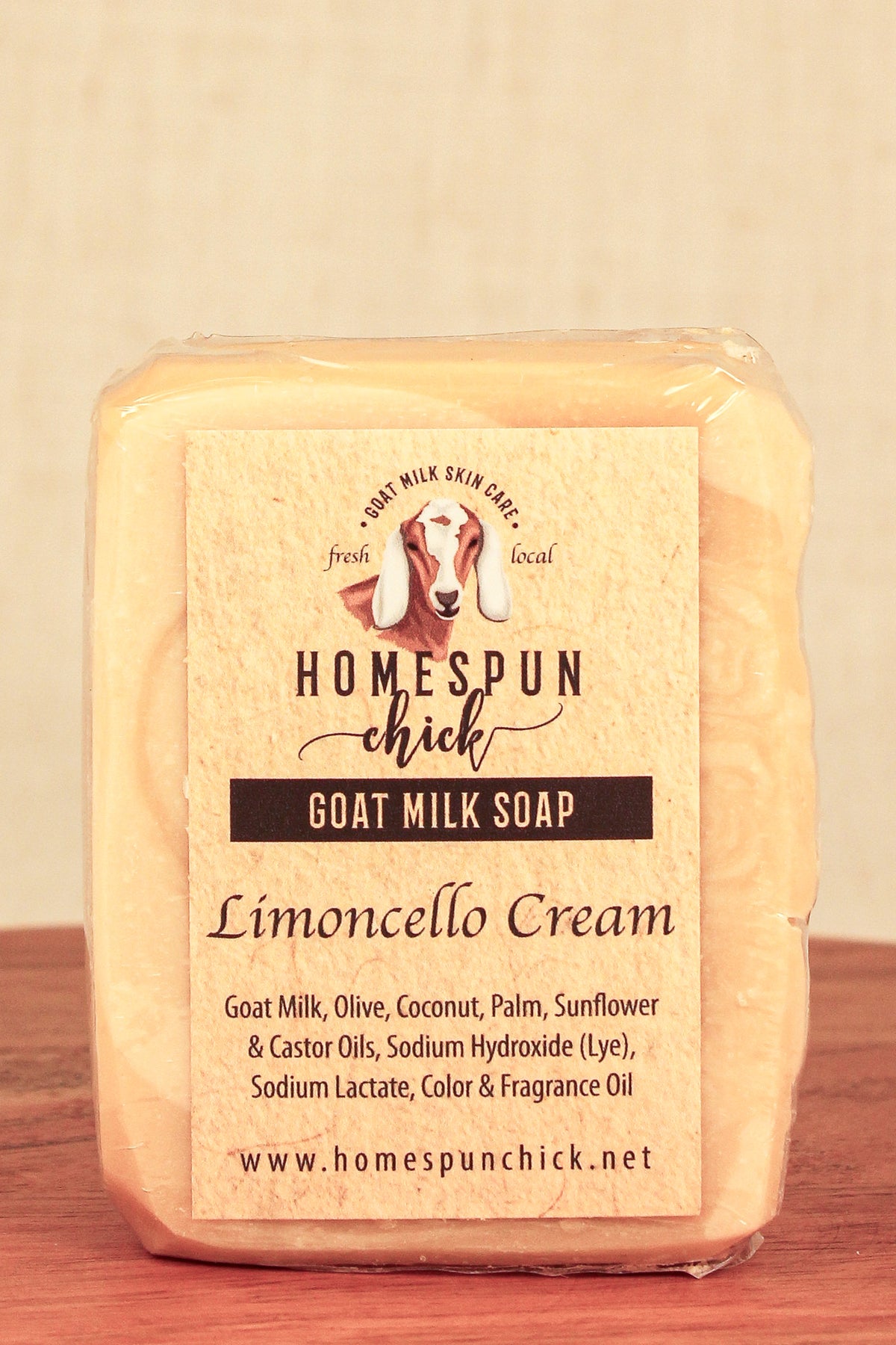 Limoncello Cream Goat Milk Soap