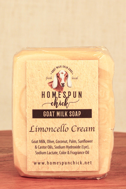 Limoncello Cream Goat Milk Soap