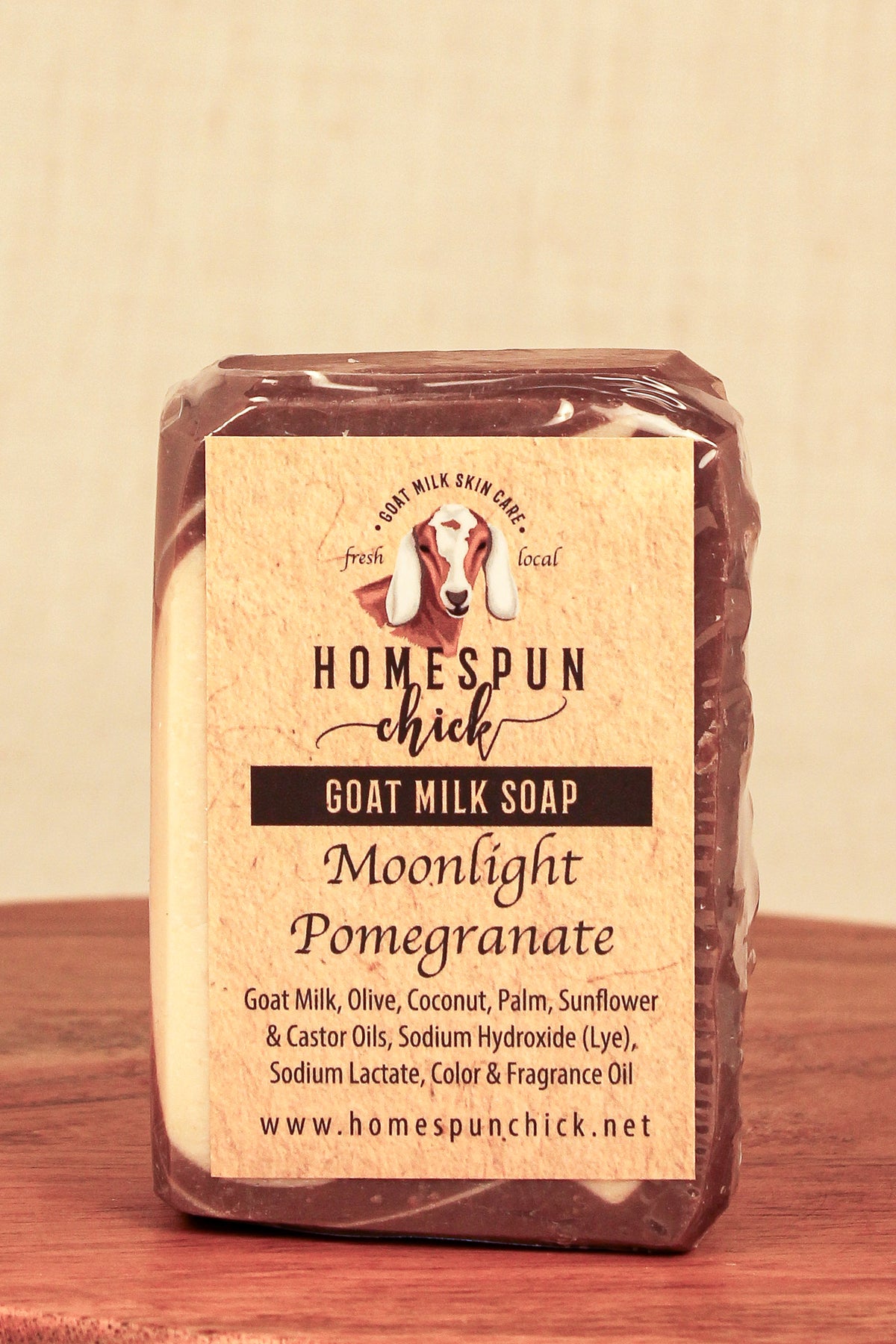 Moonlight Pomegranate Goat Milk Soap