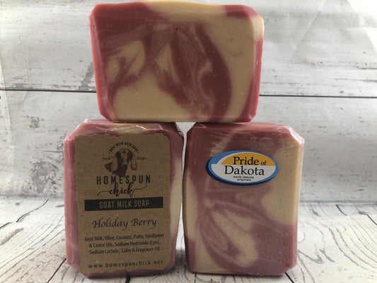 Holiday Berry Goat Milk Soap