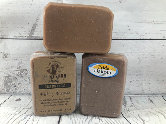 Hickory & Suede Goat Milk Soap