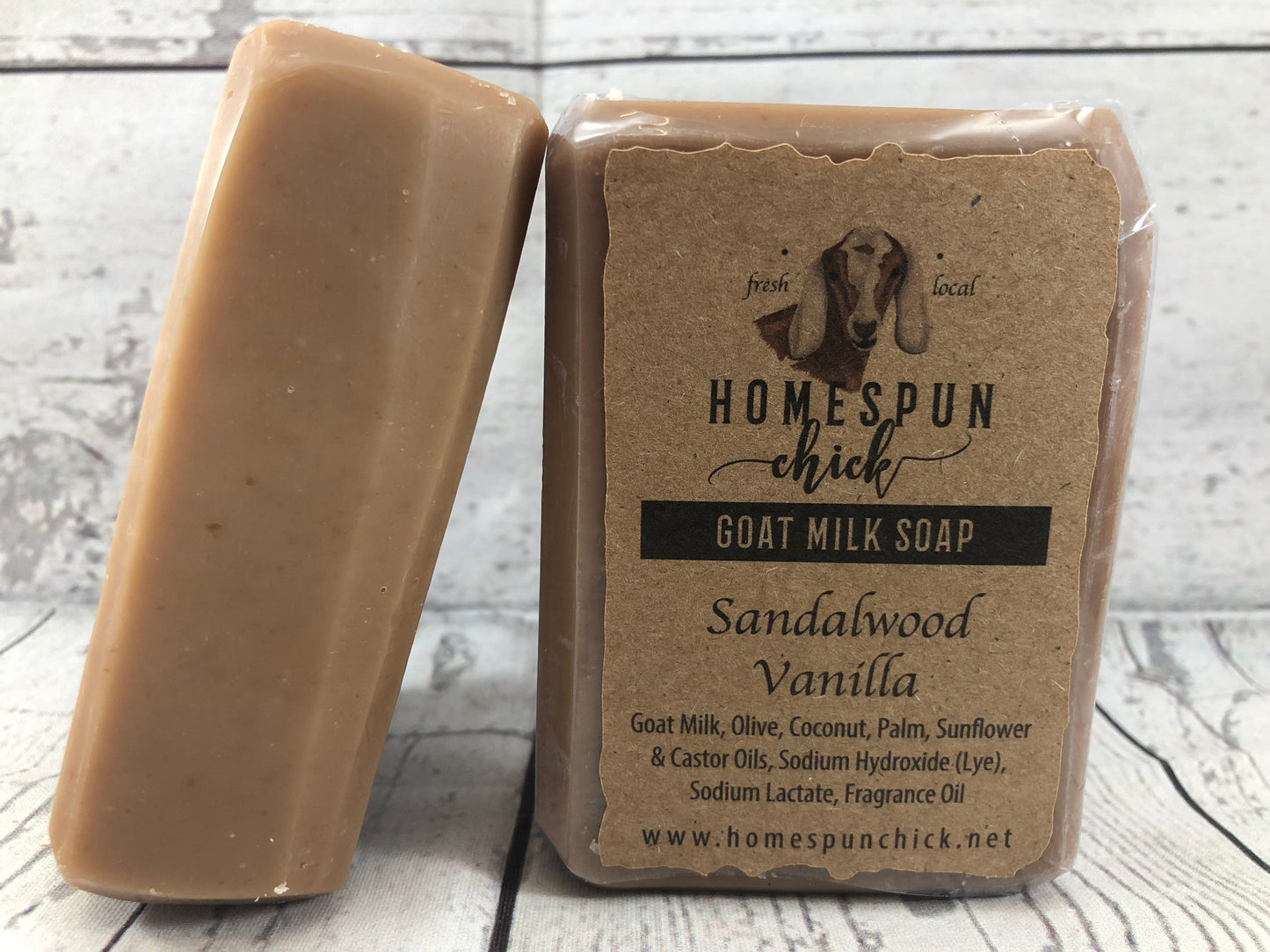 Sandalwood Vanilla Goat Milk Soap