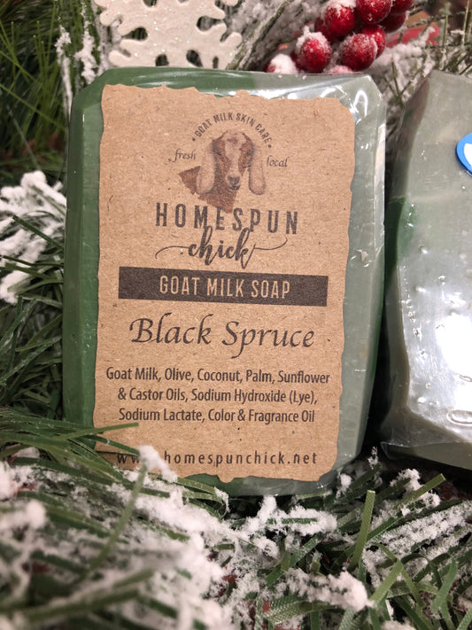 Black Spruce Goat Milk Soap