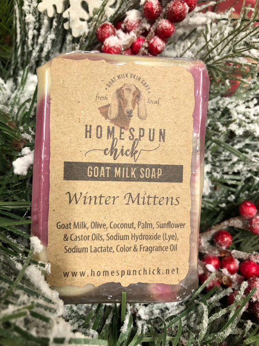 Winter Mittens Goat Milk Soap