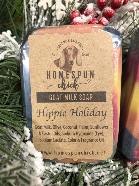 Hippie Holiday Goat Milk Soap