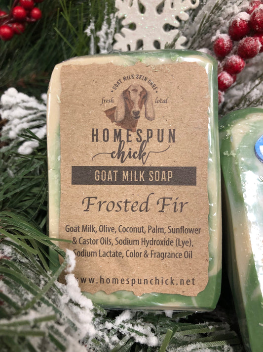 Frosted Fir Goat Milk Soap