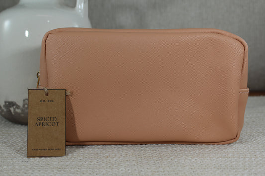 Spiced Apricot Cosmetic Case- (Case Only)