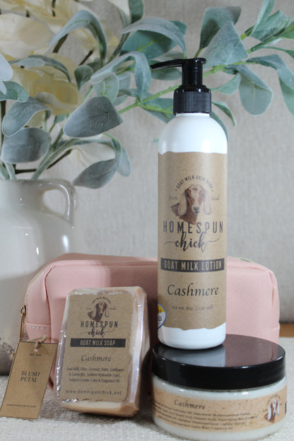 Blush Petal Cosmetic Case- (Case Only)