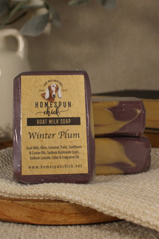 Winter Plum  Goat Milk Soap