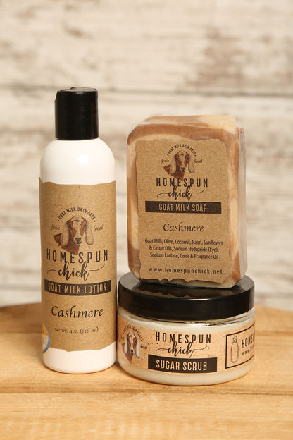 Cashmere Goat Milk Skincare Trio Gift Set